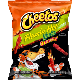 Cheetos® Crunchy Flamin' Hot® Limon Cheese Flavored Snacks