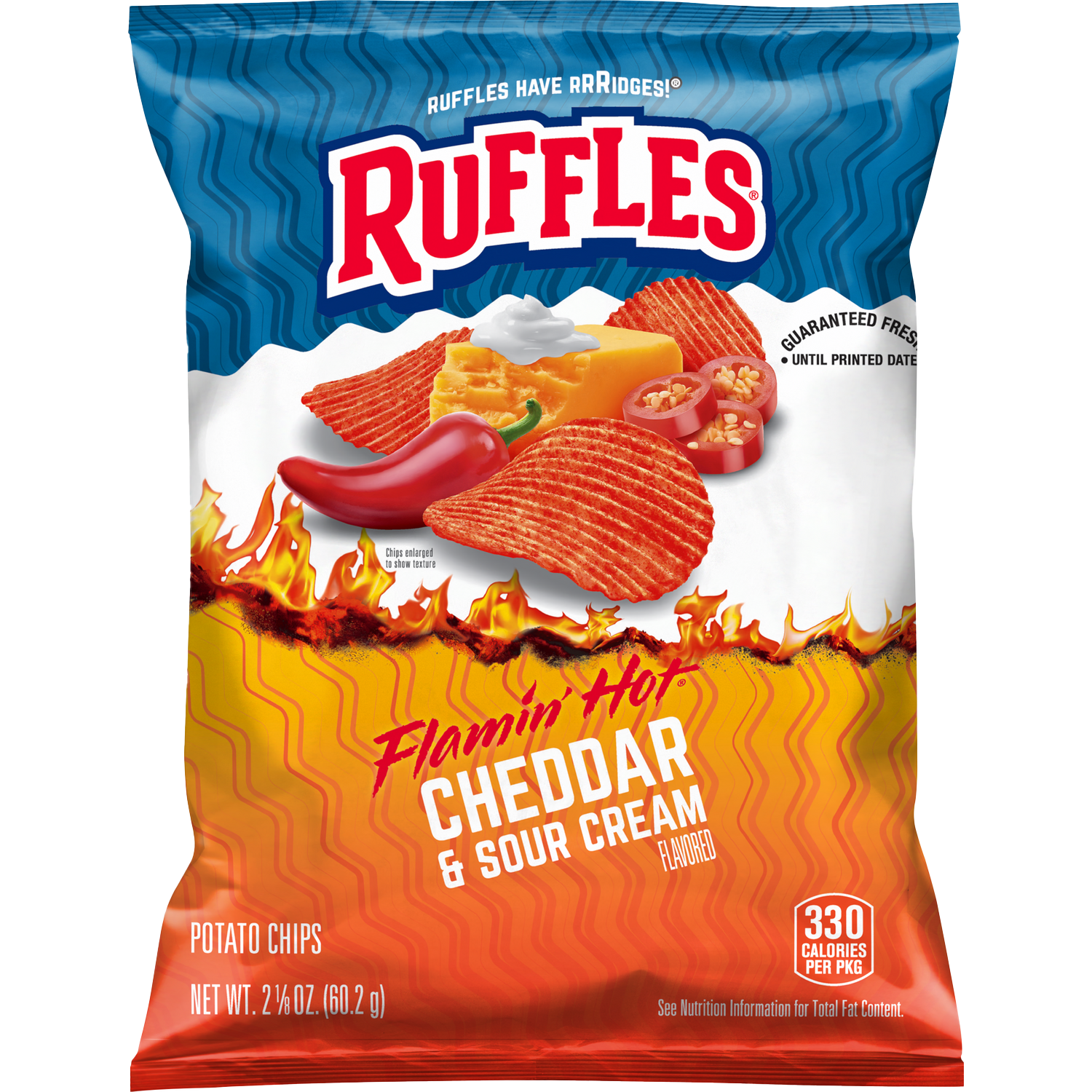 flamin hot cheddar ruffles