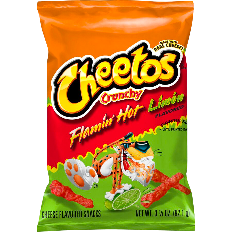 Cheetos Crunchy Flaming Hot 3 1/4 oz